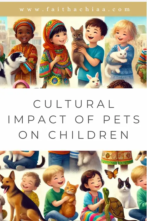 Pinterest Pin Cover Role of Pets in Child Development Responsibility and Compassion